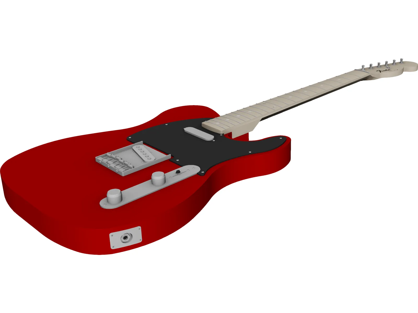 Fender Telecaster 3D Model main preview
