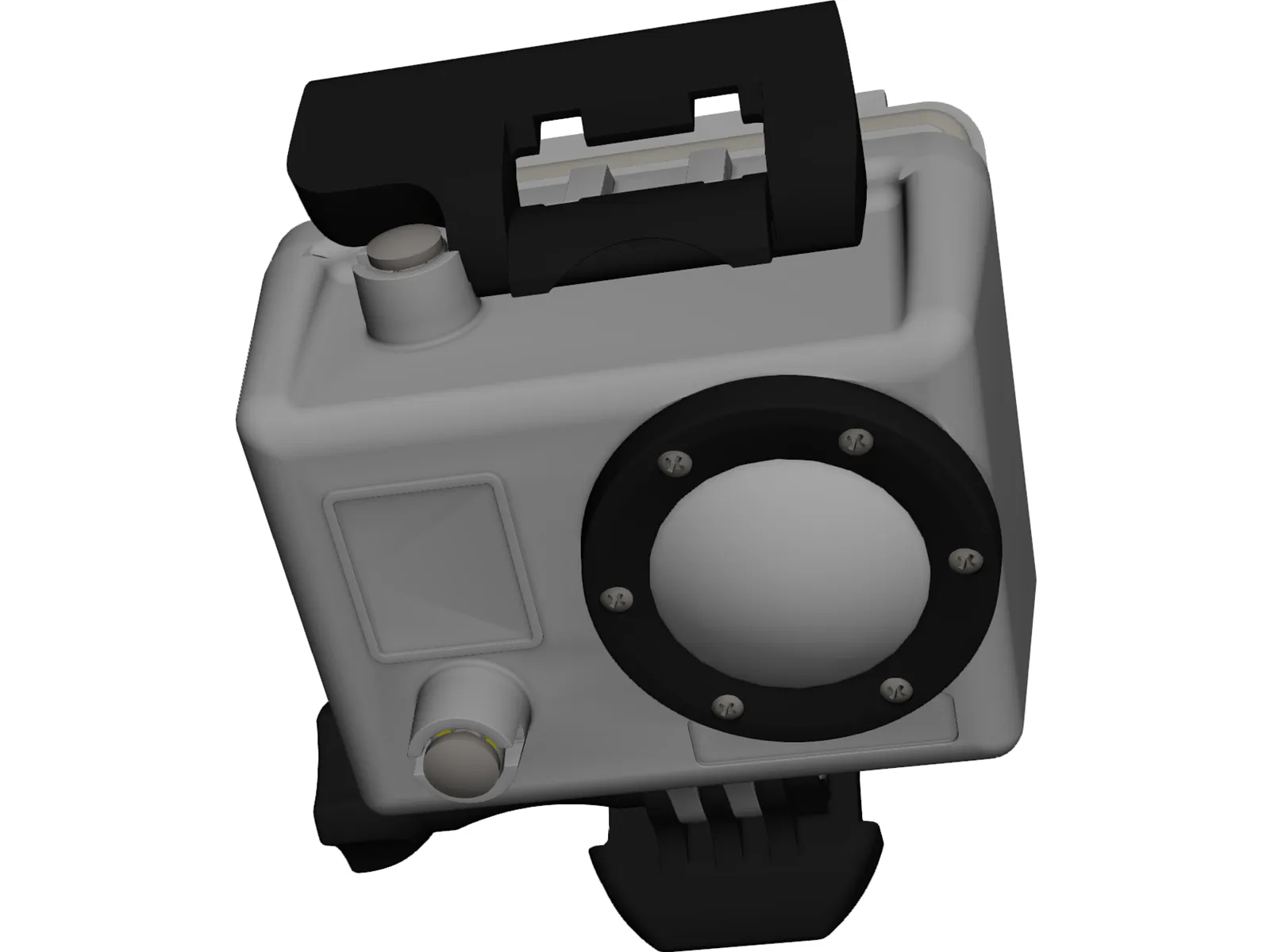 Gopro Hero2 3D Model main preview