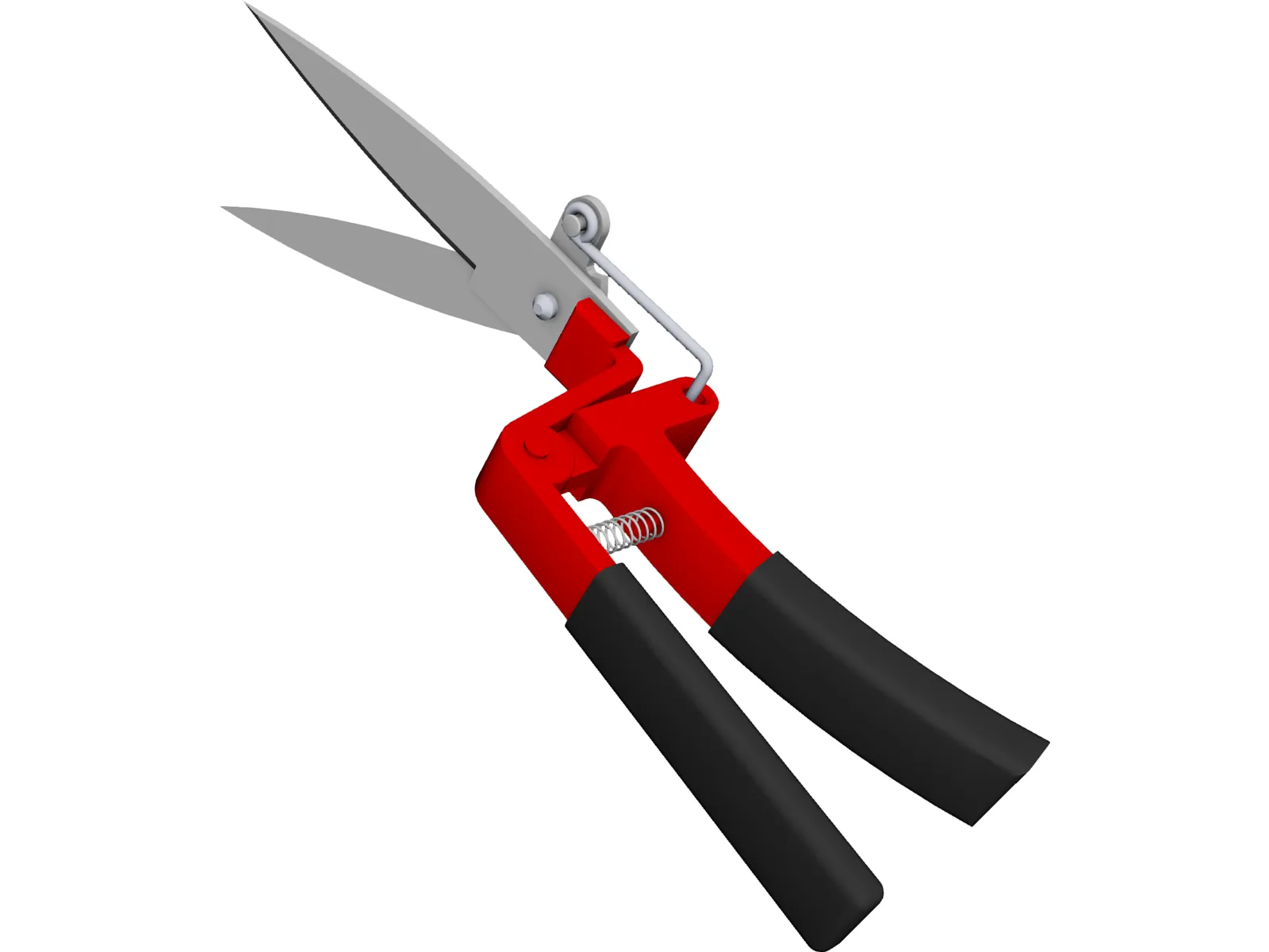 Garden Scissors 3D Model main preview