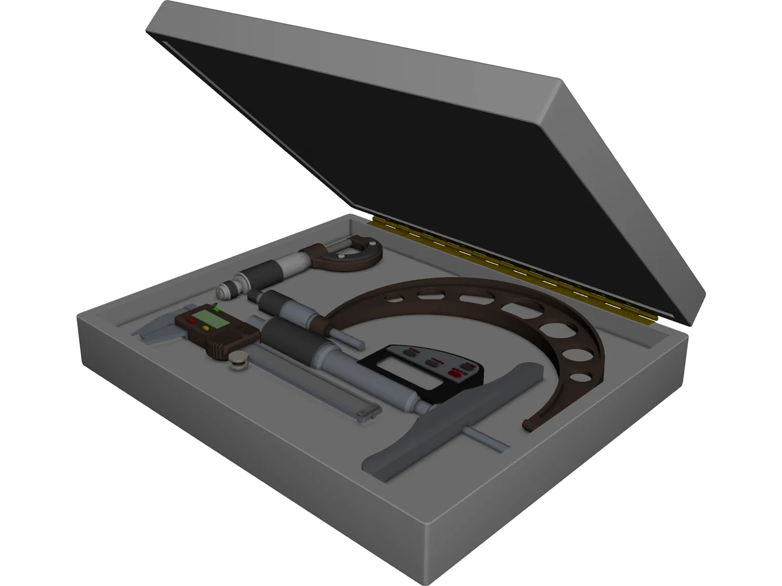 Measuring Instruments 3D Model main preview