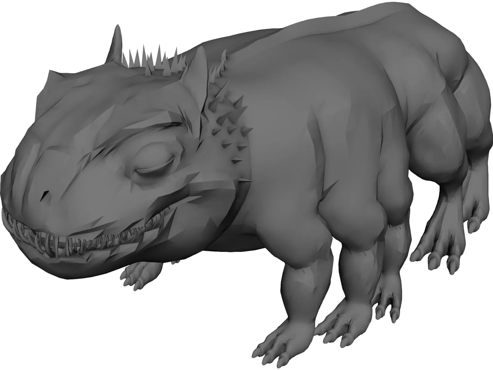 Woola the Barsoomian Calot 3D Model main preview