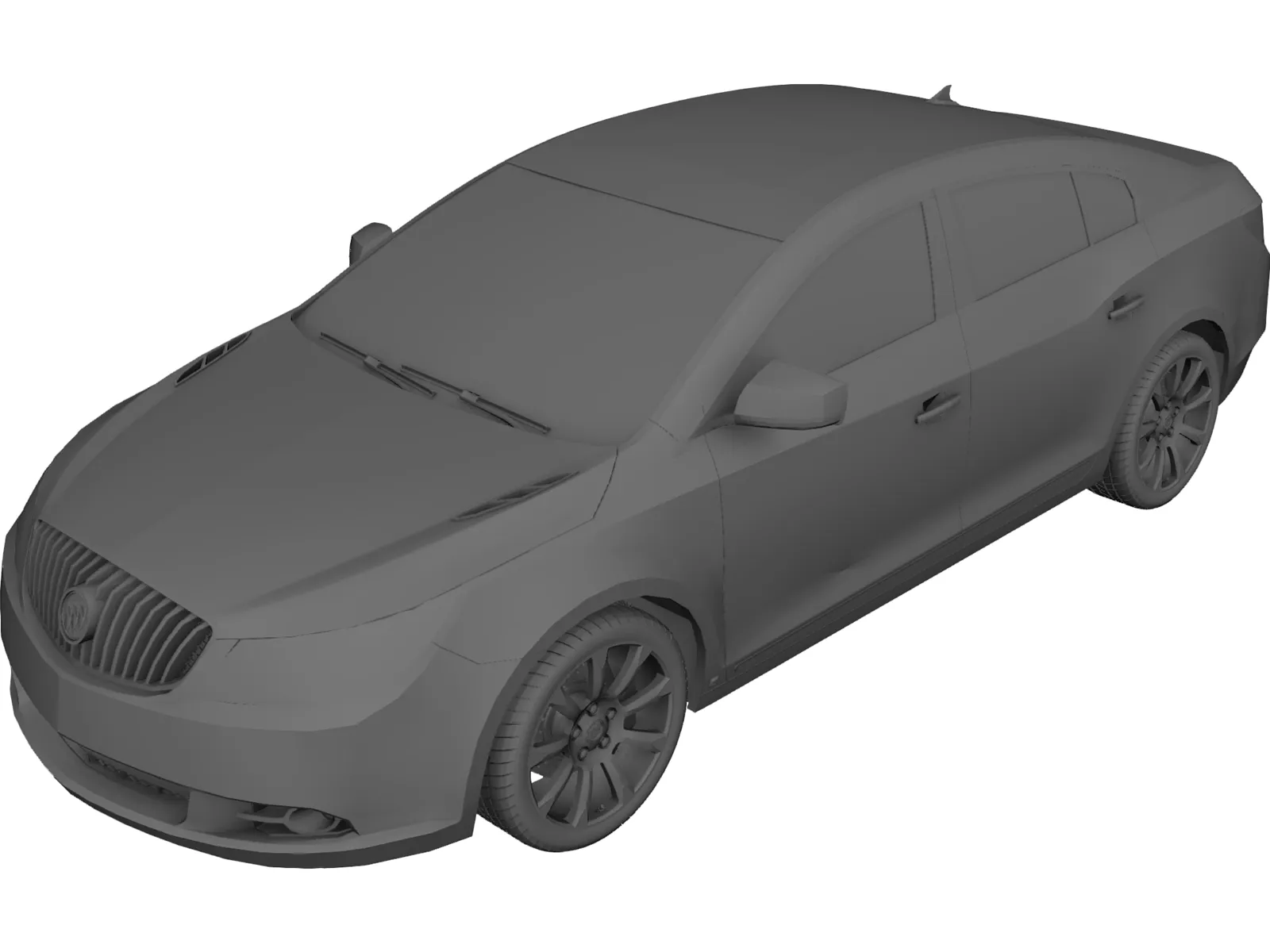 Buick LaCrosse (2010) 3D Model main preview
