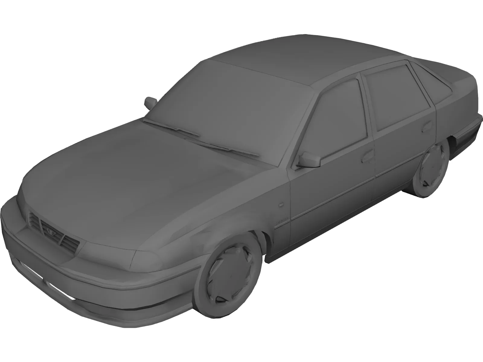 Daewoo Nexia (1996) 3D Model main preview