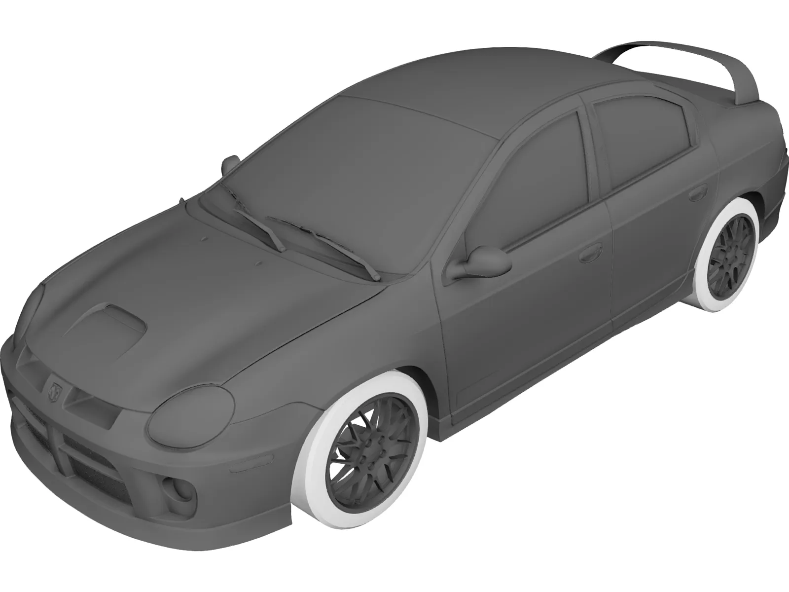 Dodge Neon SRT-4 (2005) 3D Model main preview