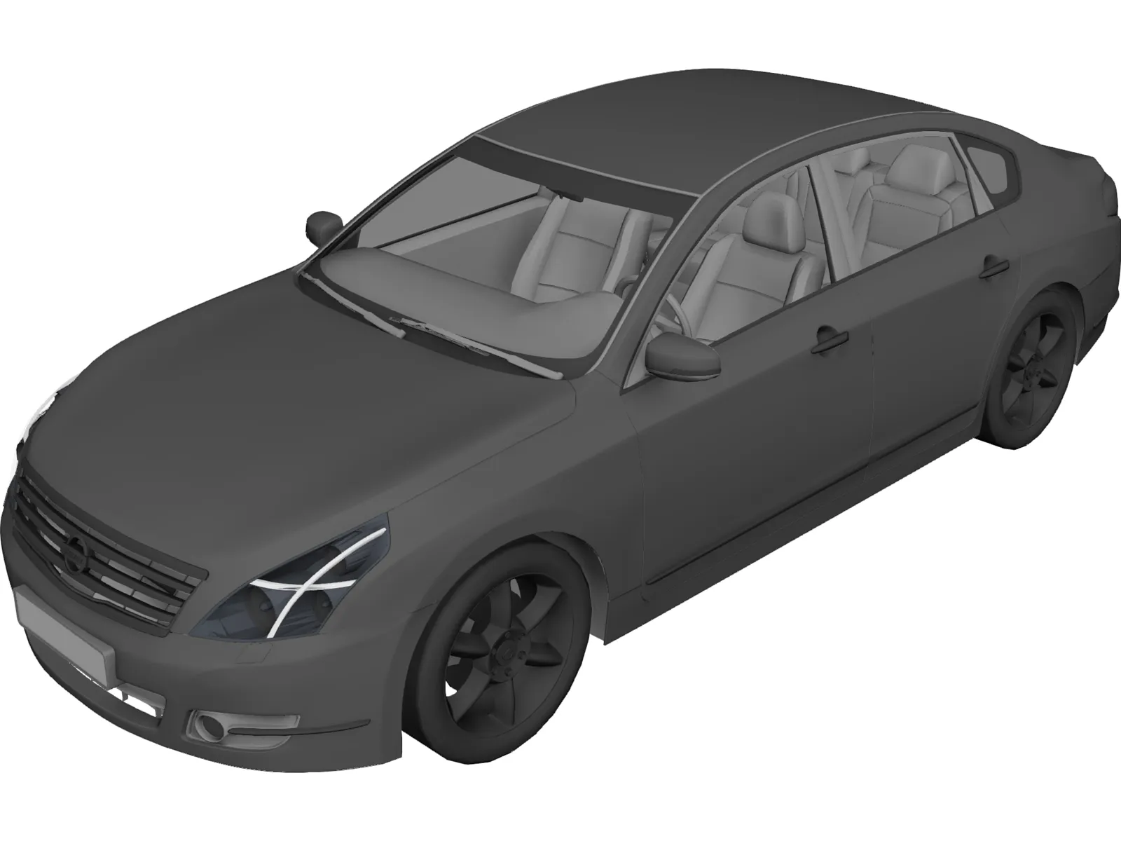 Nissan Teana (2009) 3D Model main preview