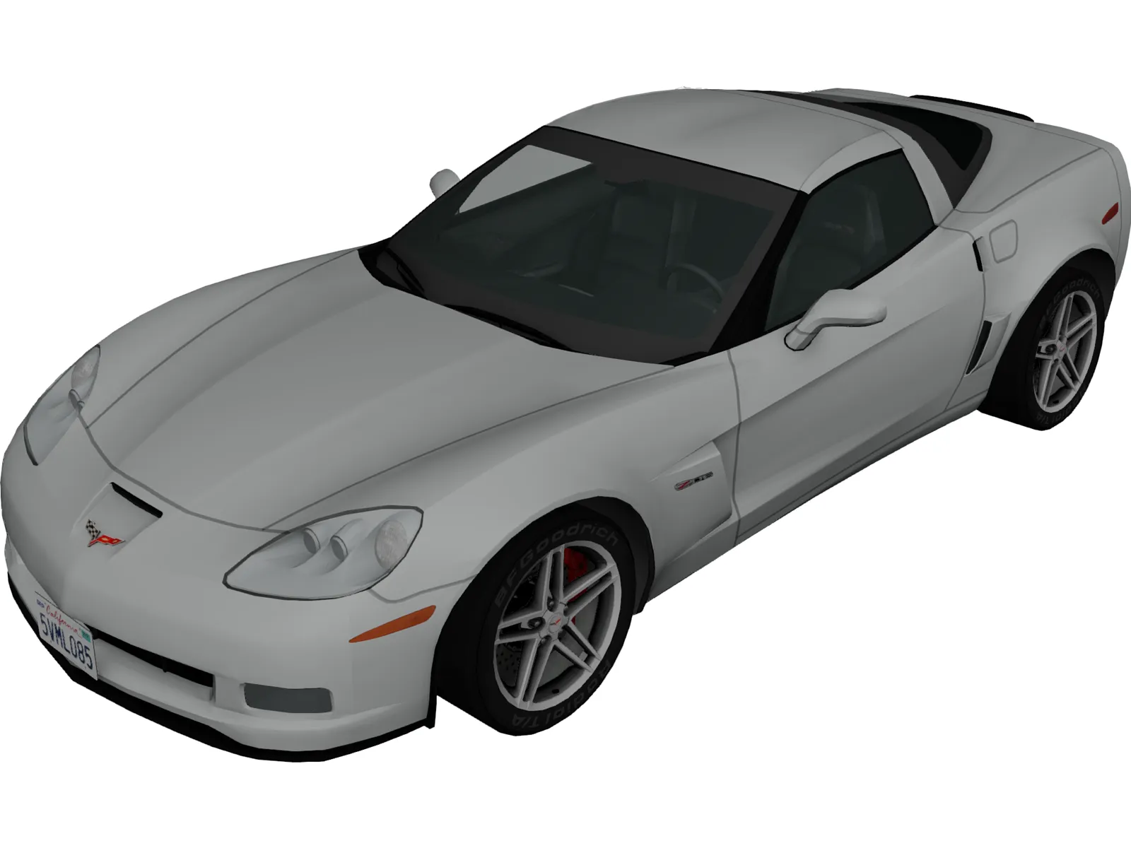 Chevrolet Corvette Z06 3D Model main preview