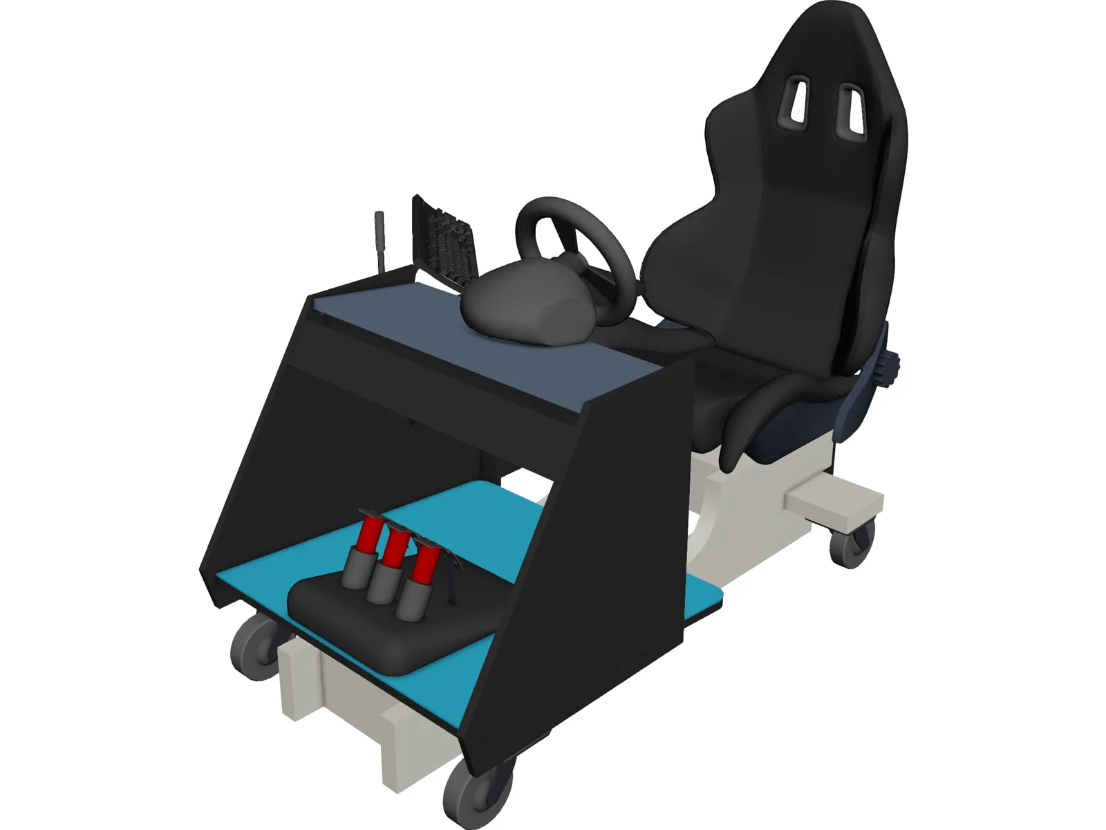Racing Cockpit G27 3D Model main preview