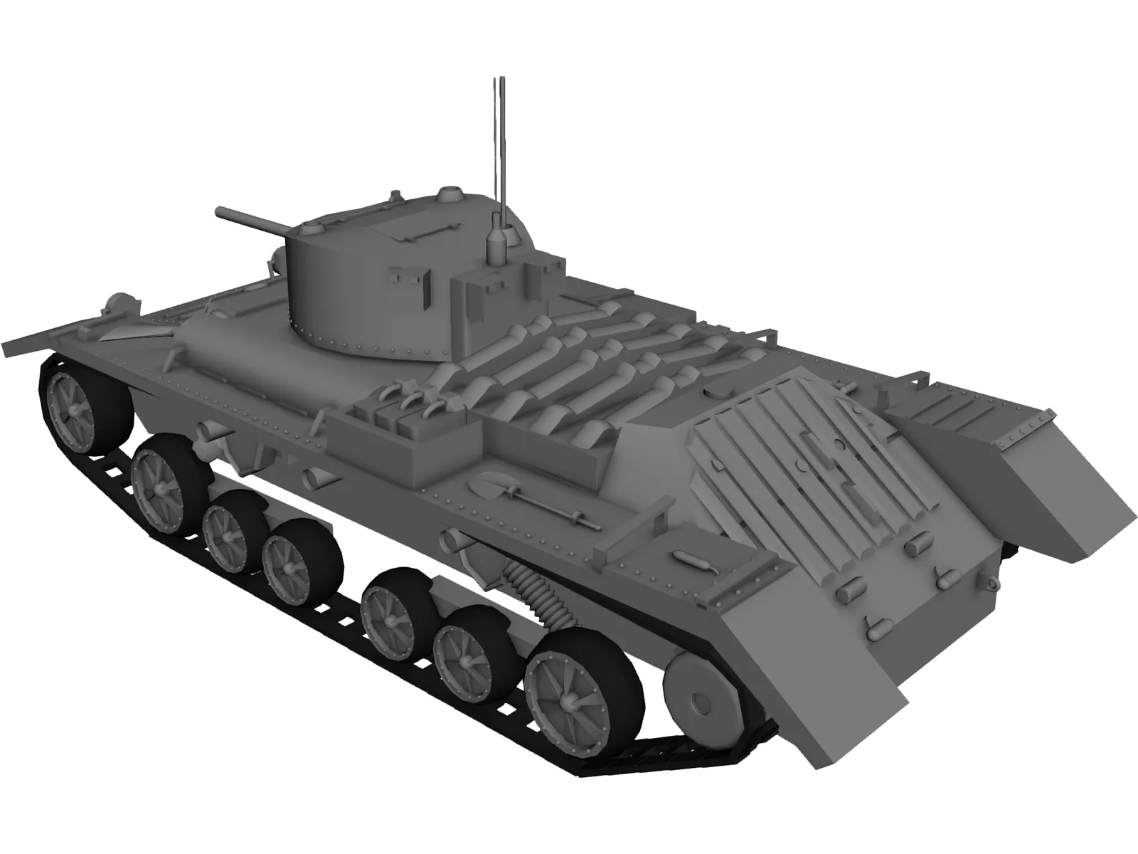 Valentine II 3D Model main preview