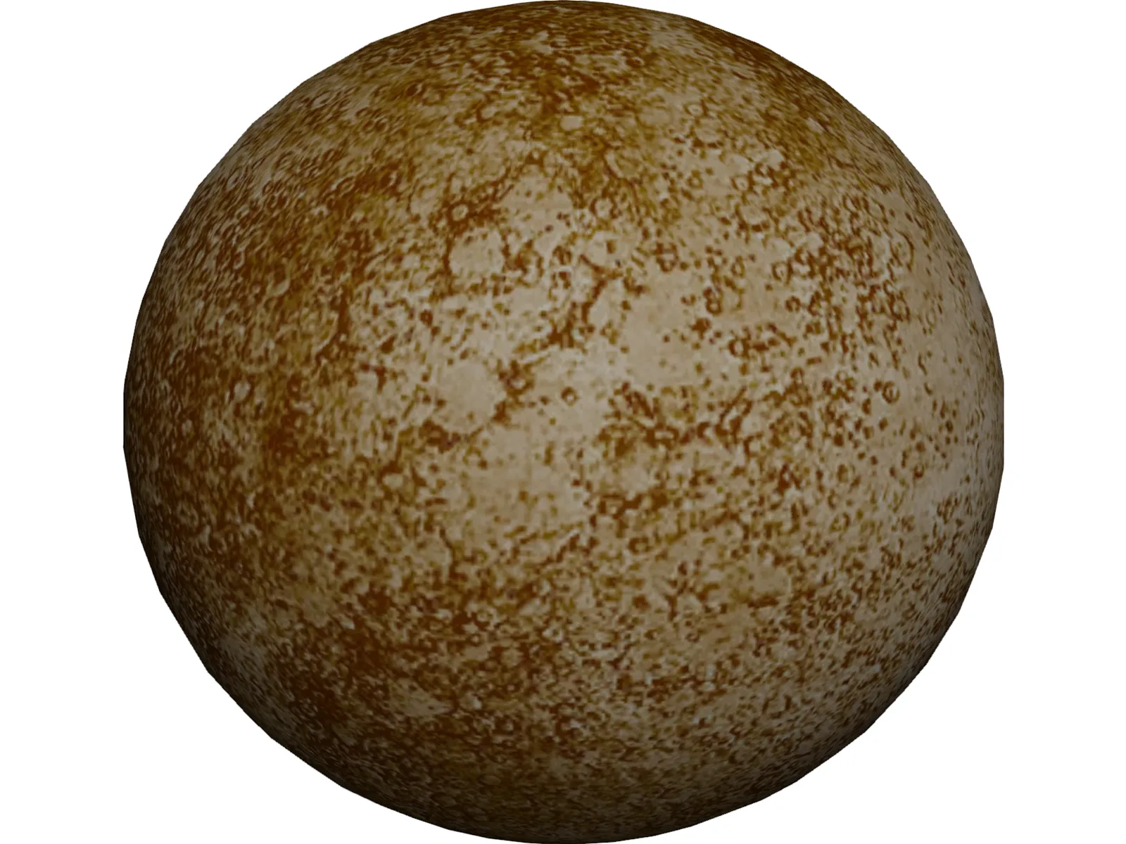 Mercury Planet 3D Model main preview