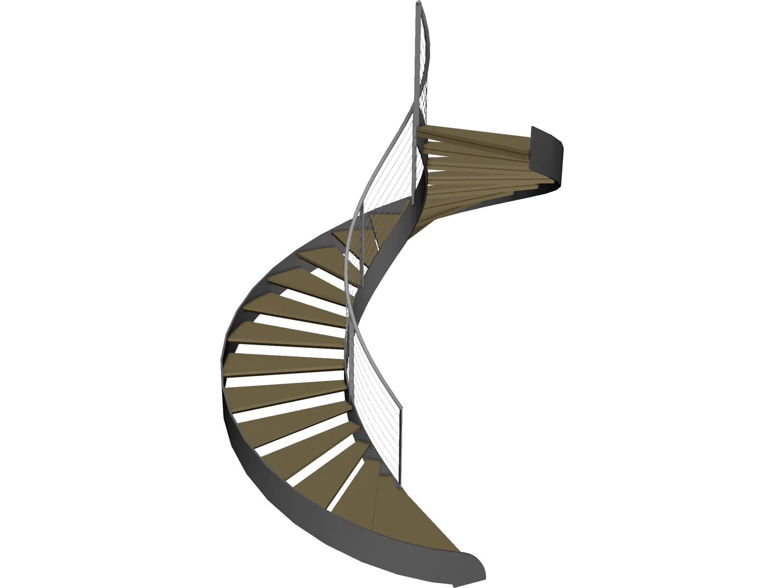 Stair 3D Model main preview