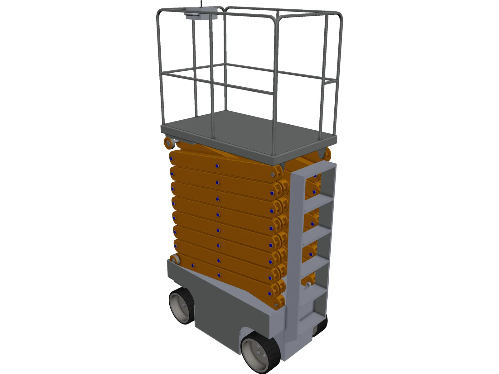 Scissor Lift 3D Model main preview