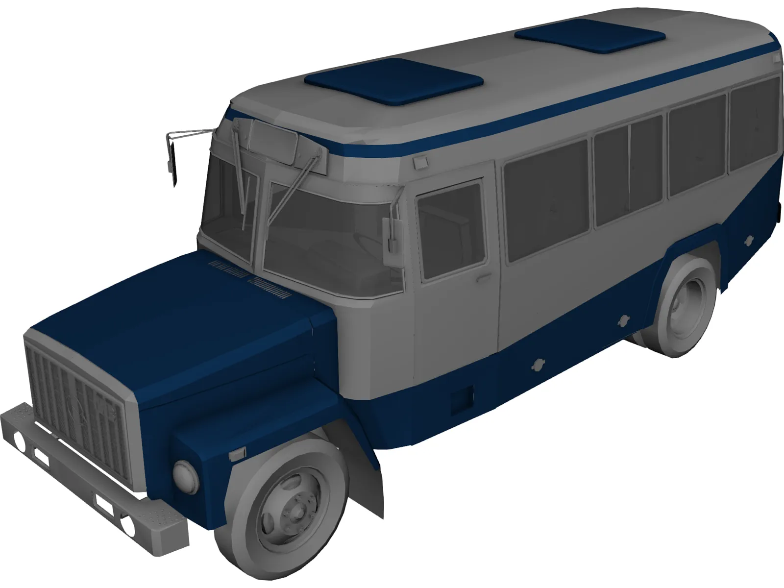 KAvZ 3976 3D Model main preview