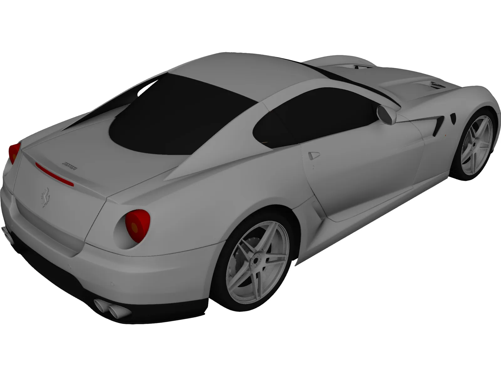 Ferrari 599 GTB Fiorano 3D Model main preview