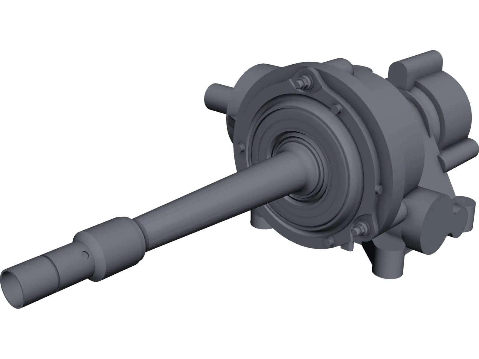 Bell 206 Gearbox 3D Model main preview
