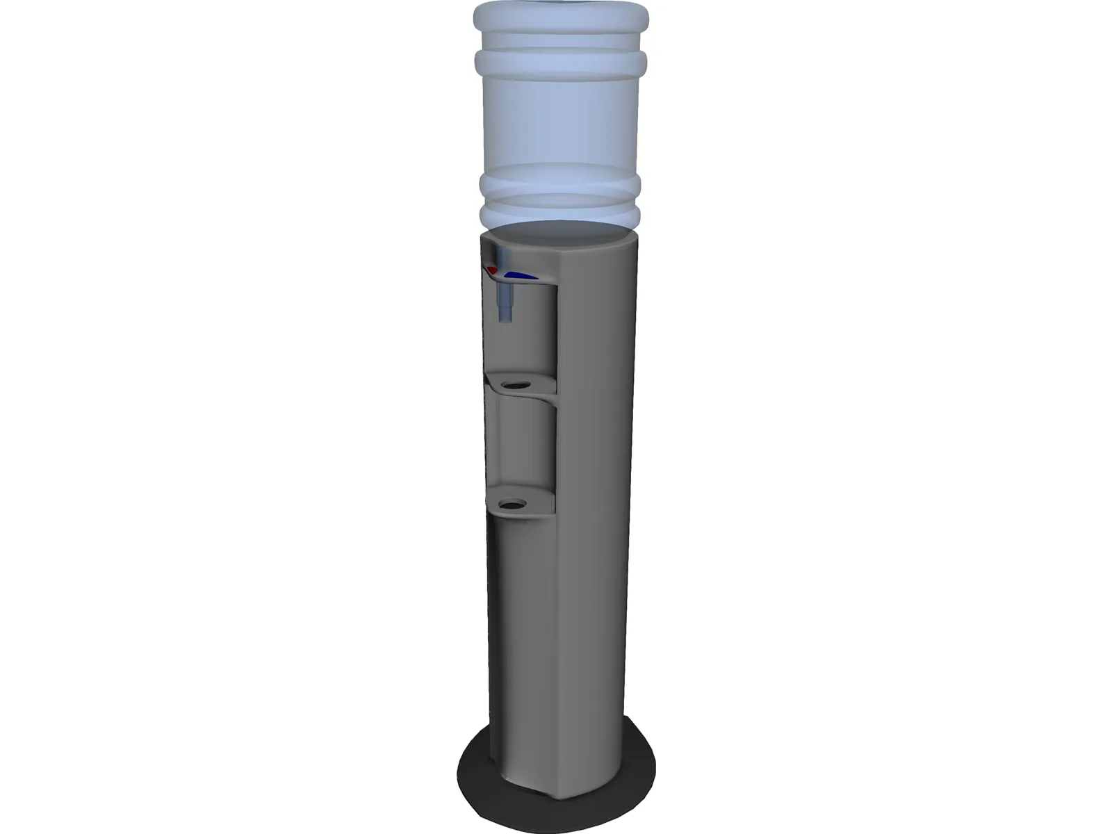 Water Dispenser 3D Model main preview