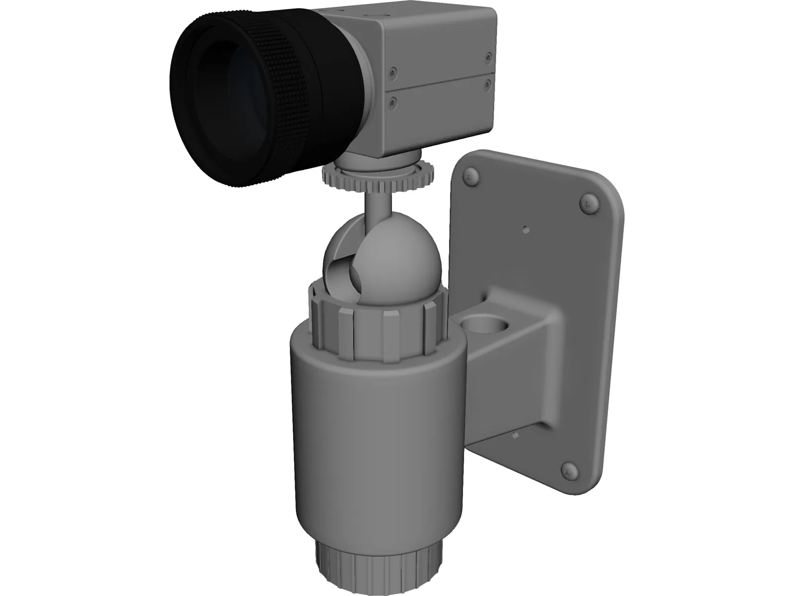Security Camera 3D Model main preview