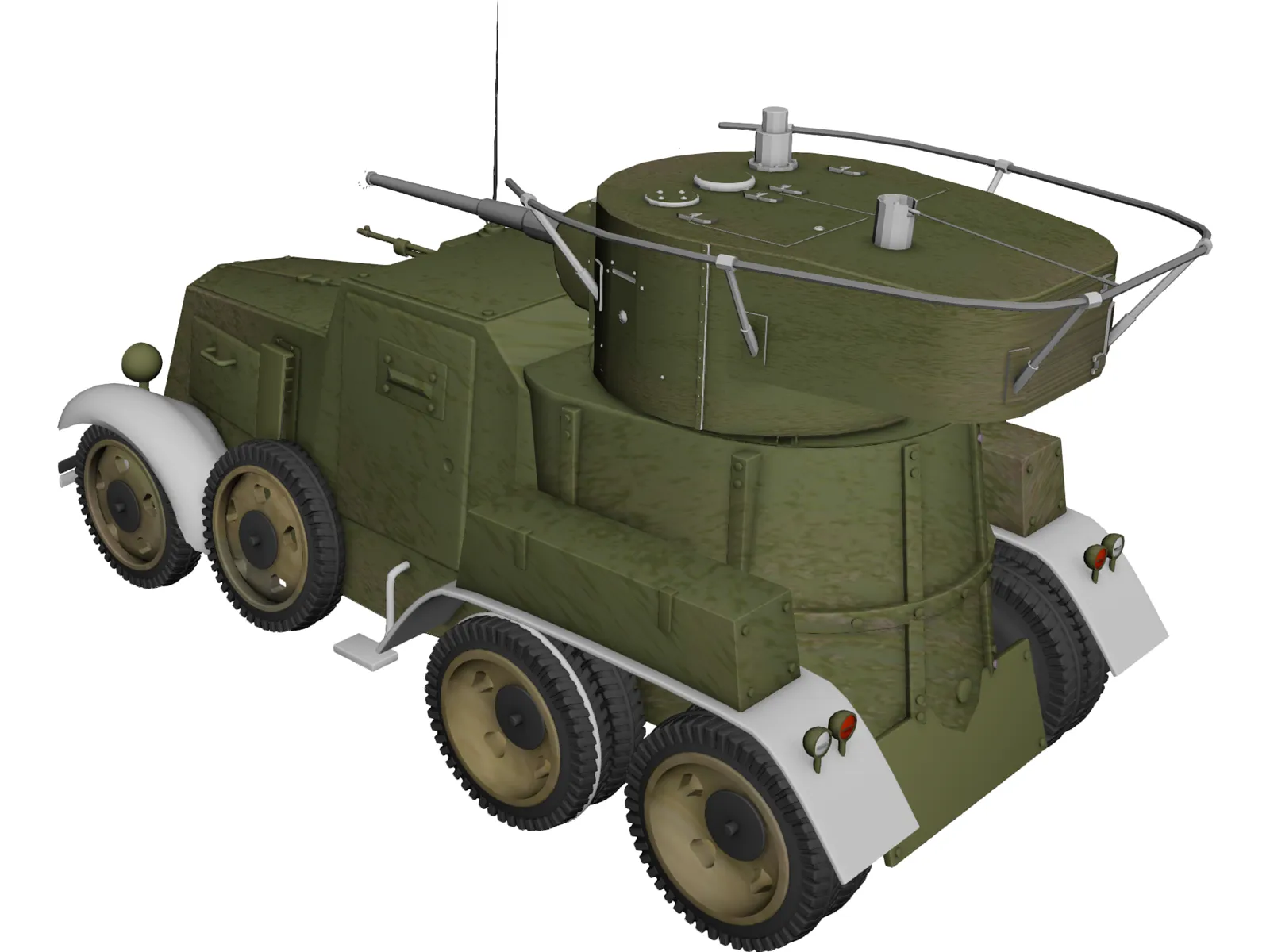 BA-6 3D Model main preview