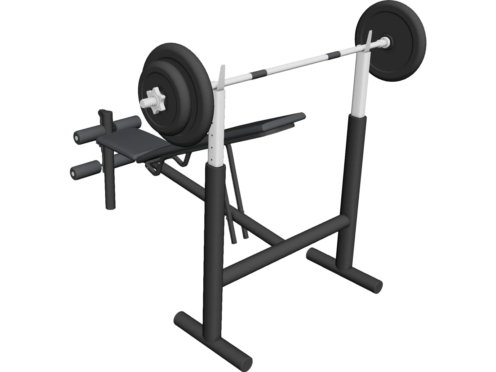 Flex Classic Seated Fitness Strenght 3D Model main preview