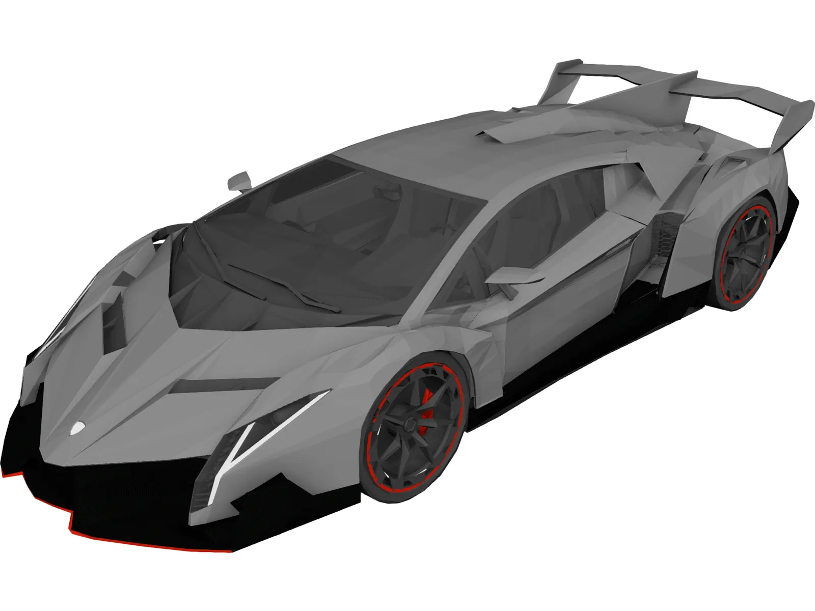 Lamborghini Veneno (2013) 3D Model main preview