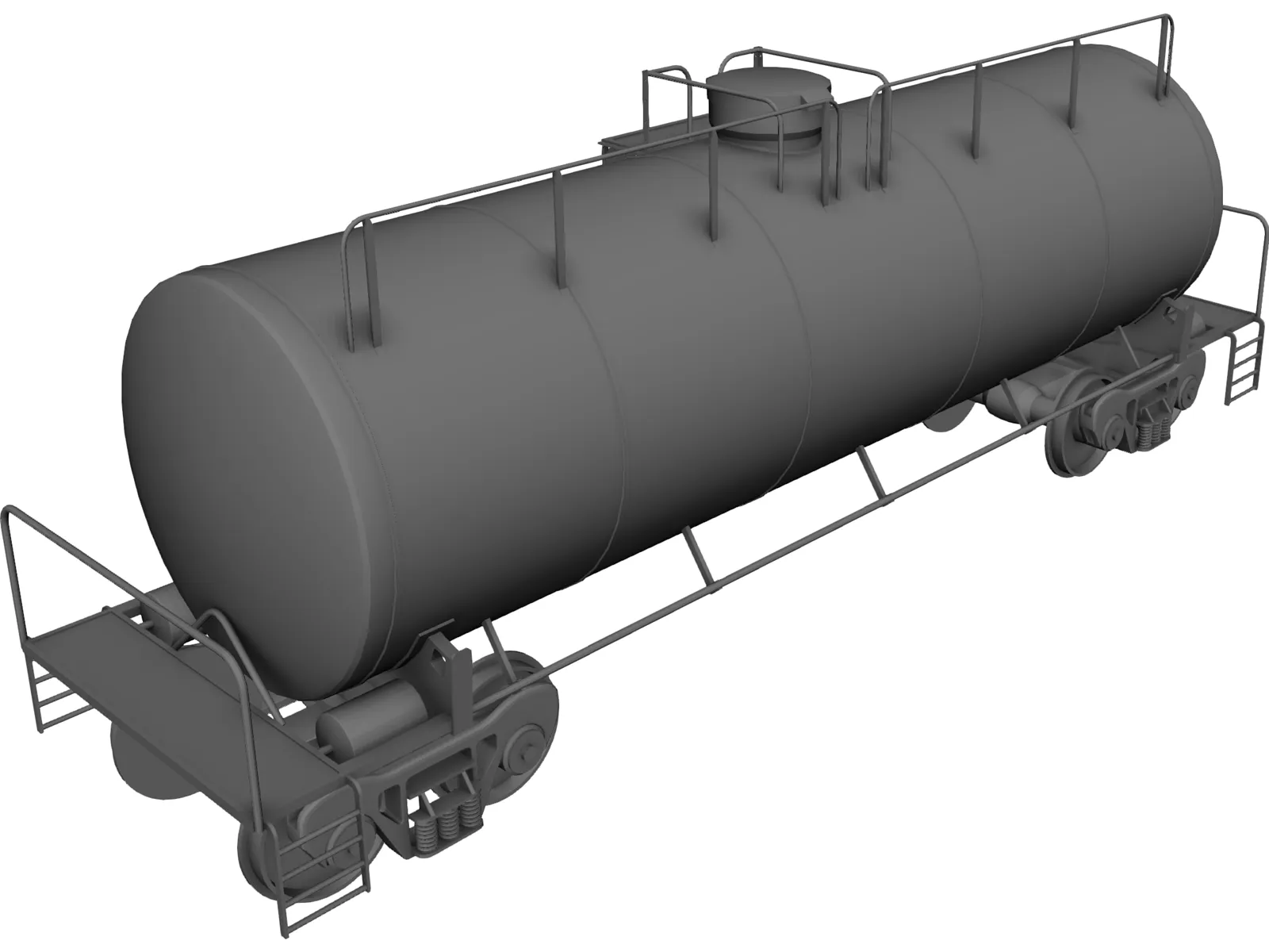 Tanker 3D Model main preview