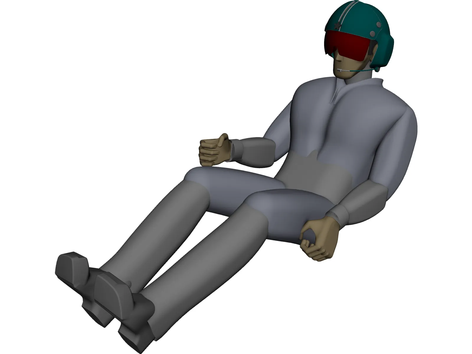 Pilot 3D Model main preview