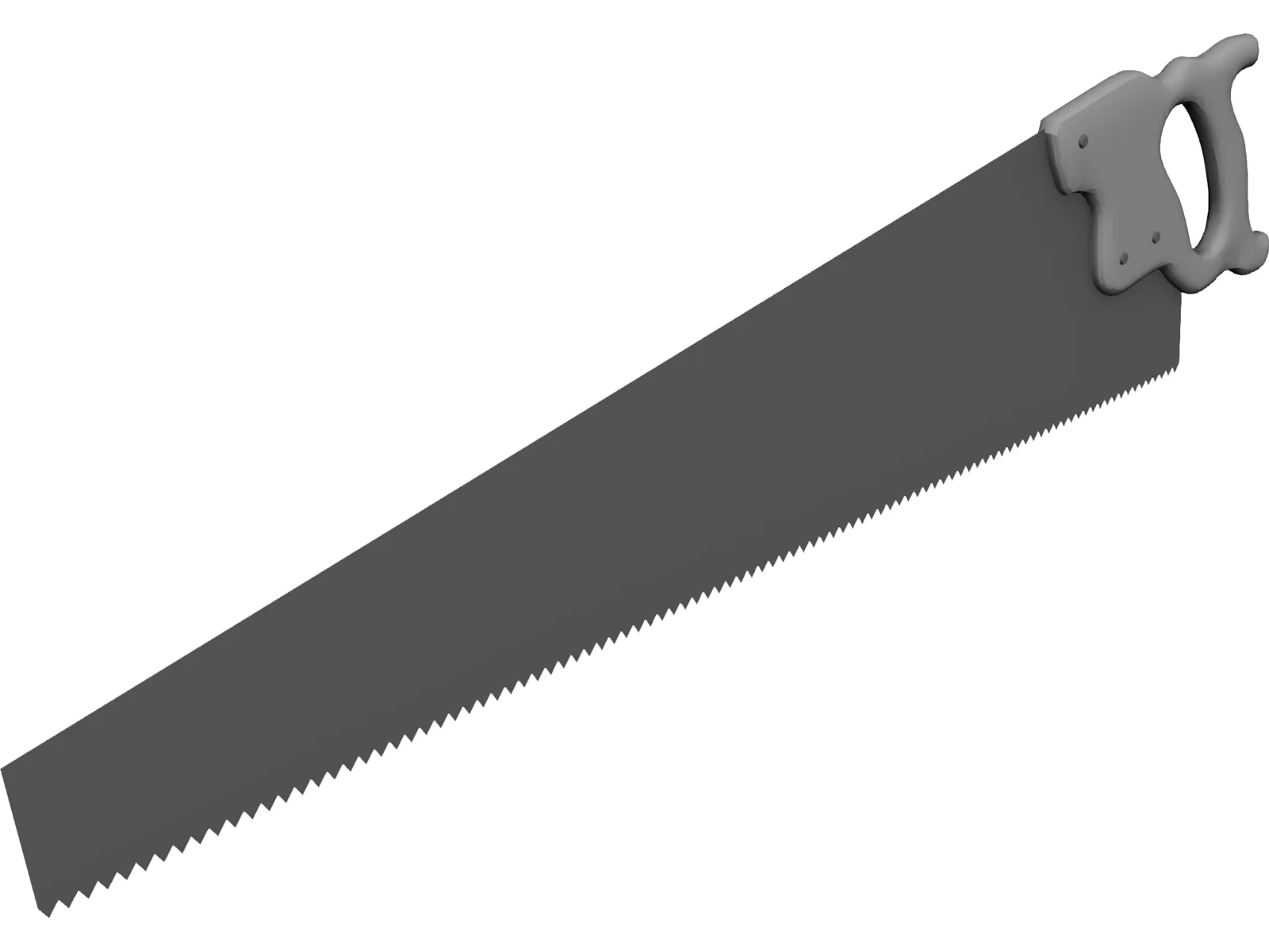 Saw 3D Model main preview