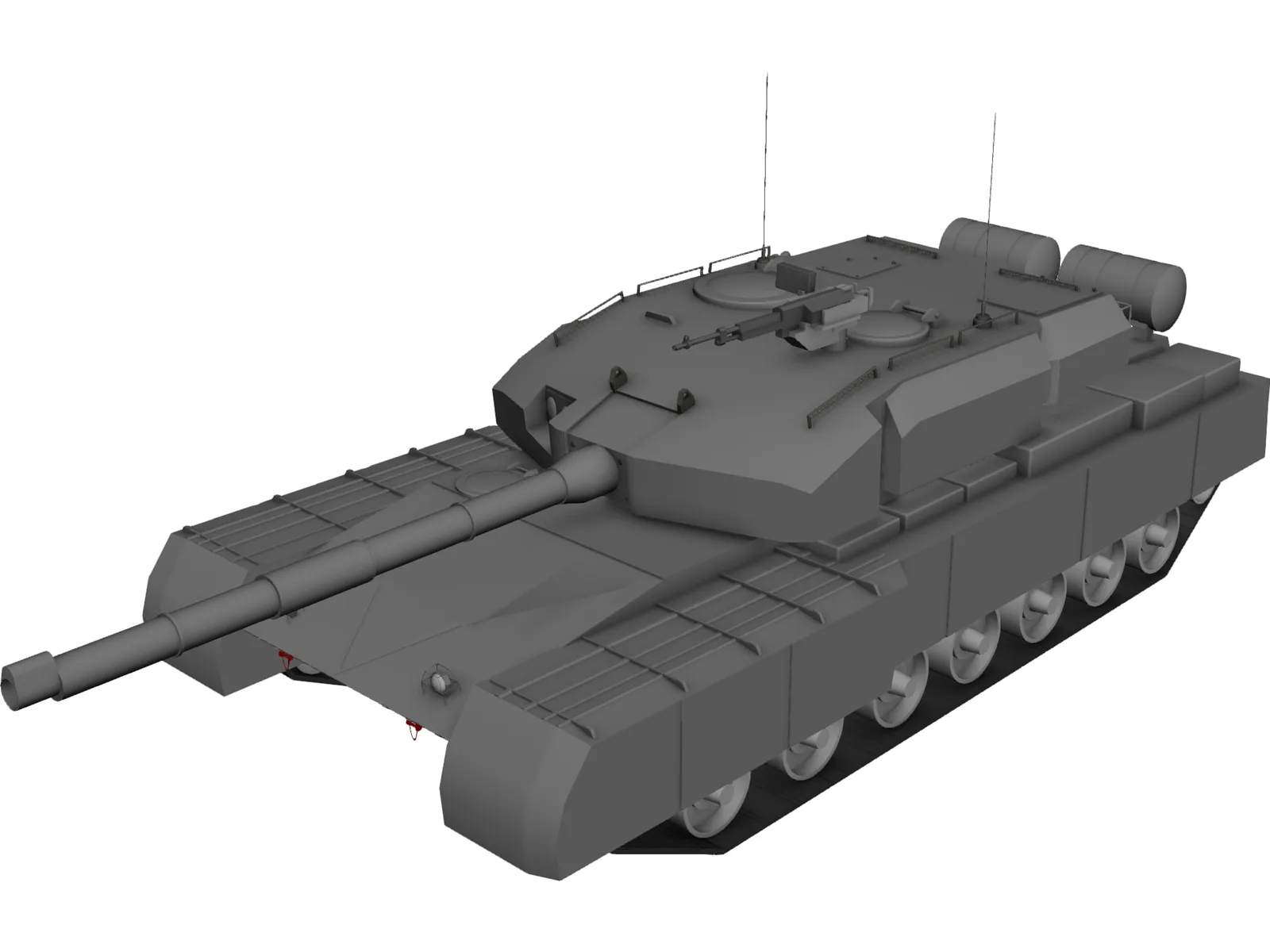 Arjun Tank 3D Model main preview