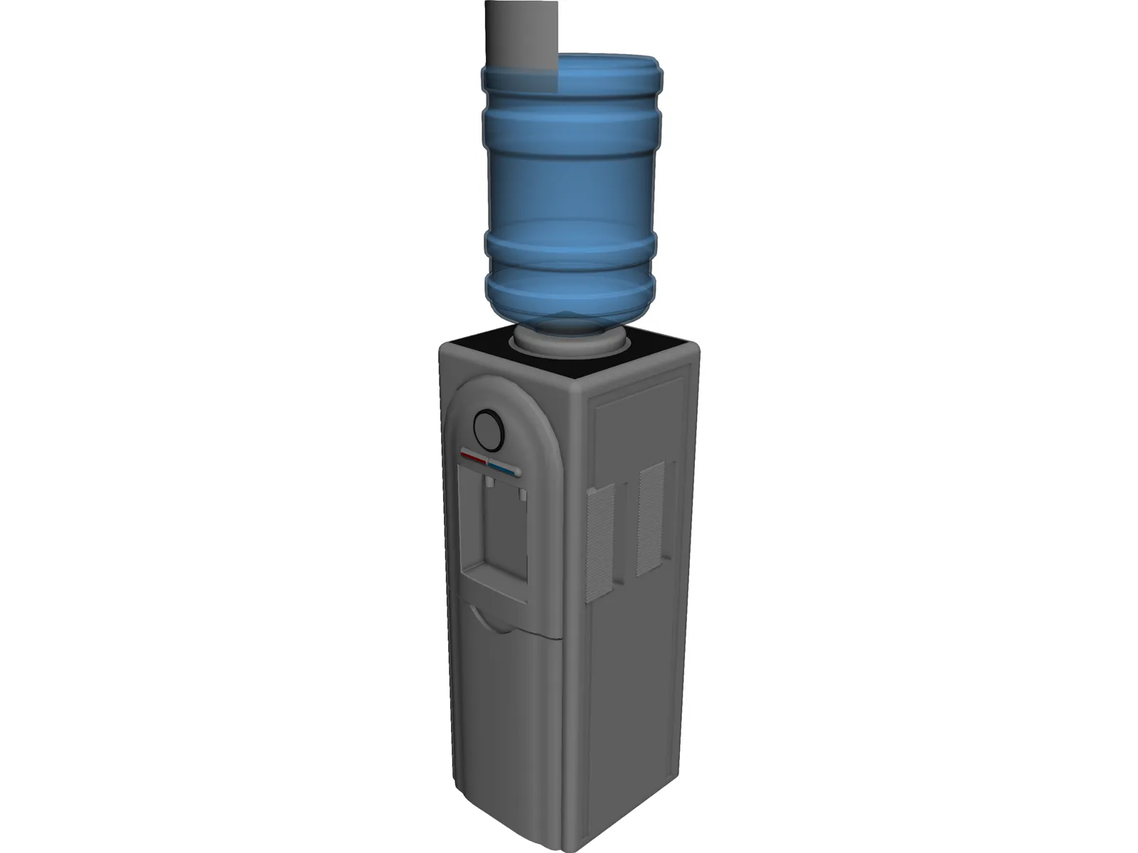 Dispenser 3D Model main preview