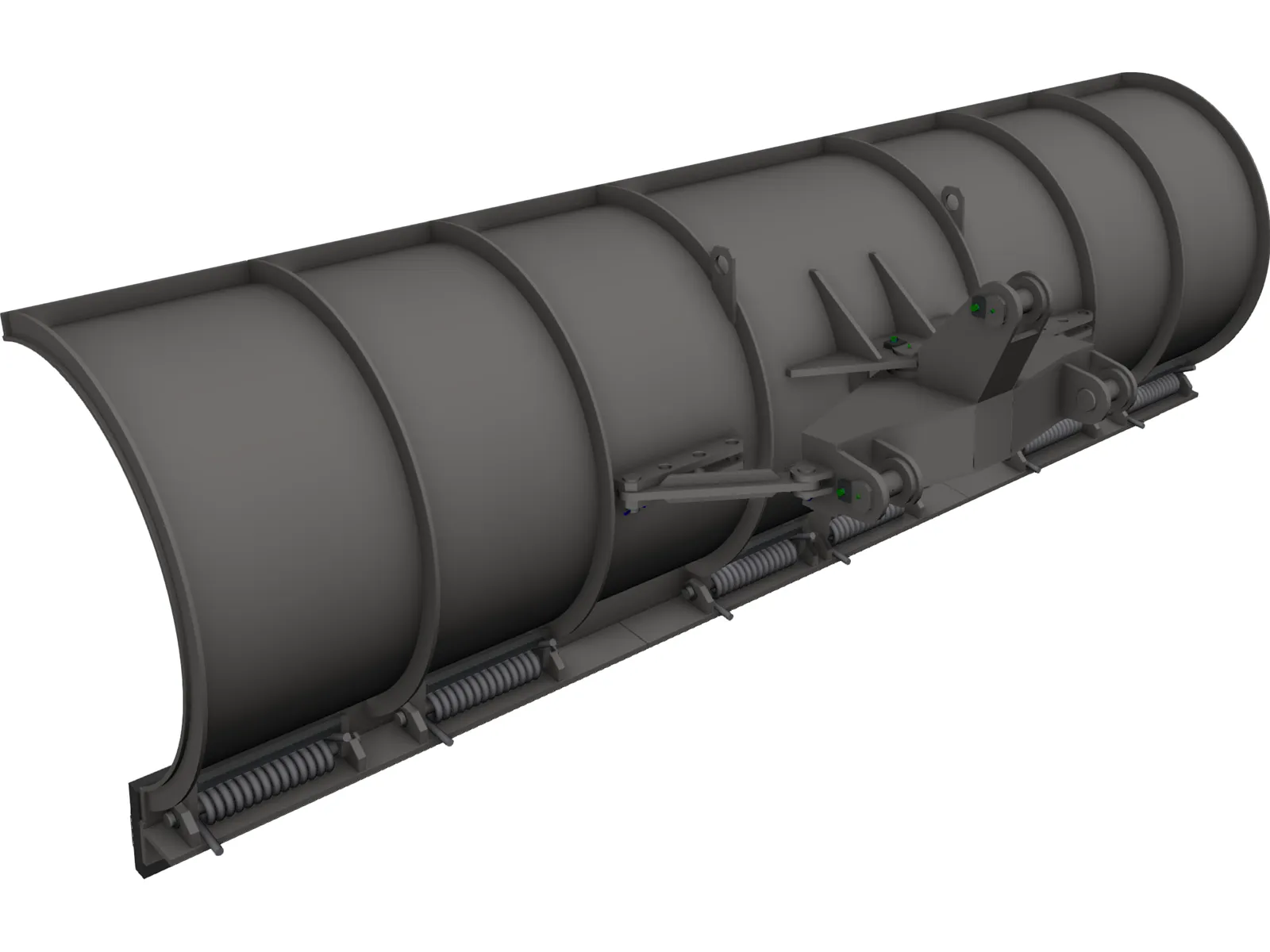 Snow Plow 3D Model main preview