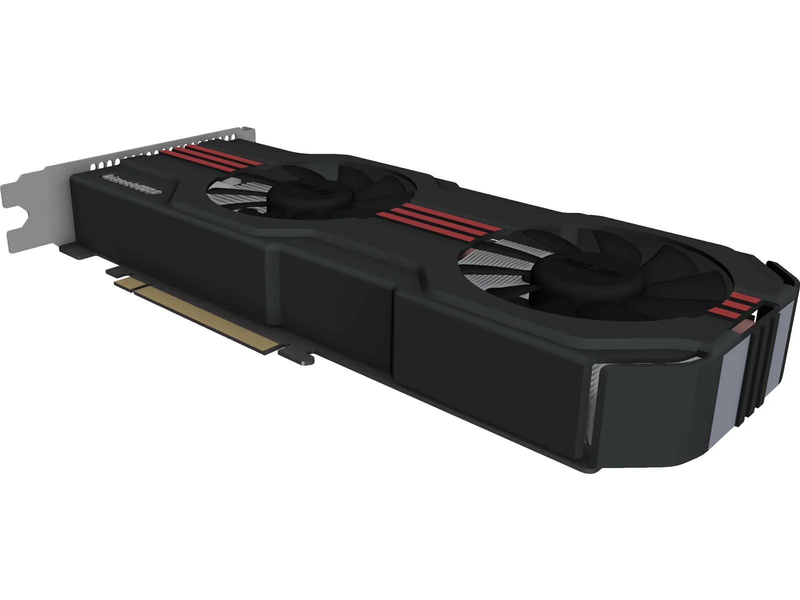 Nvidia GeForce GTX 560Ti 3D Model main preview