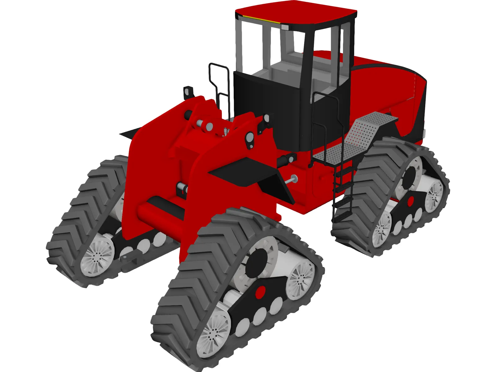 Tractor 3D Model main preview