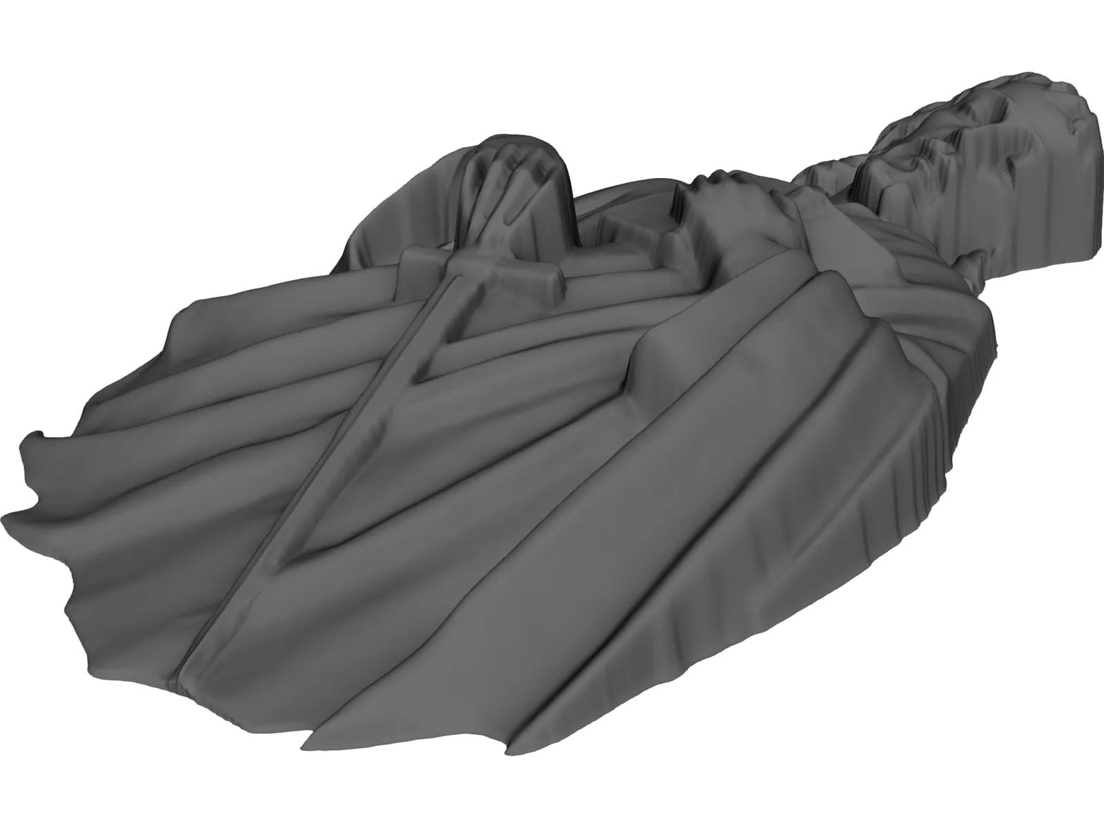 Man with Sword and Book 3D Model main preview