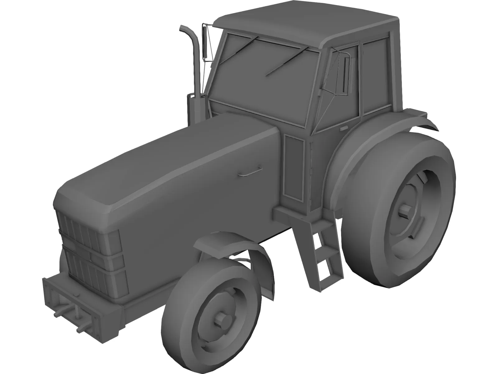 Tractor 3D Model main preview