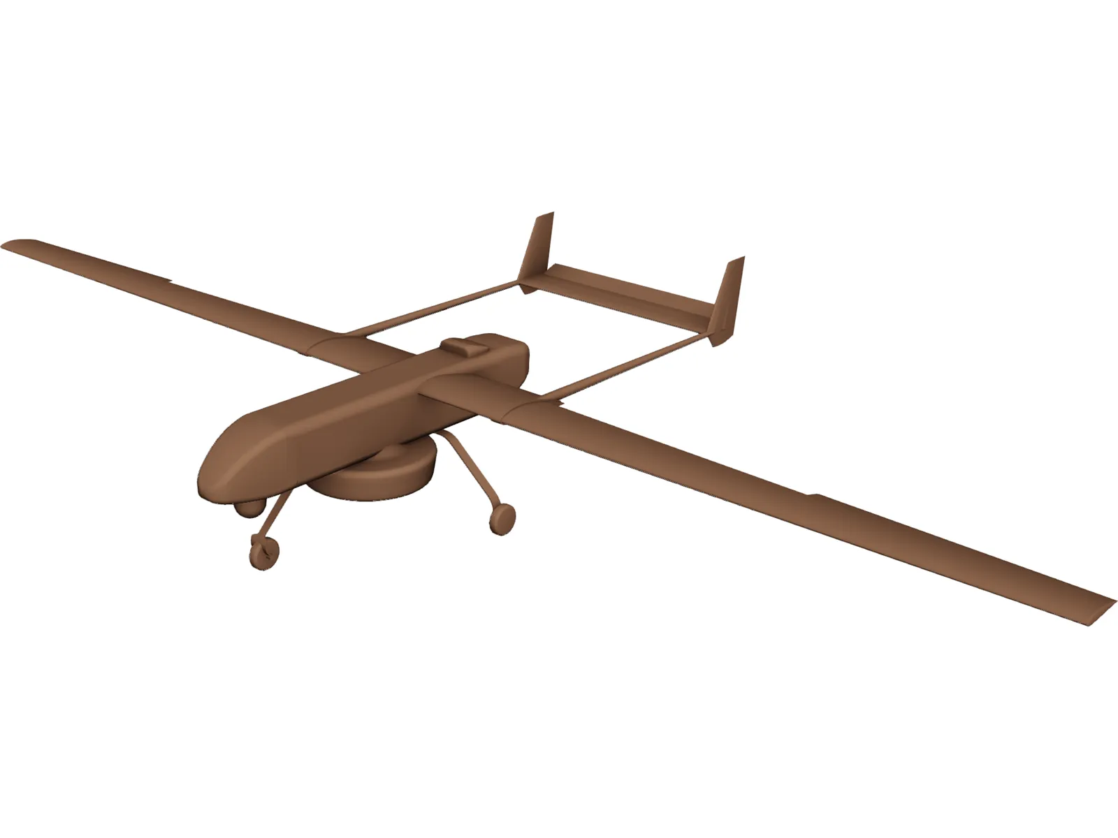 UAV VKT Drone 3D Model main preview
