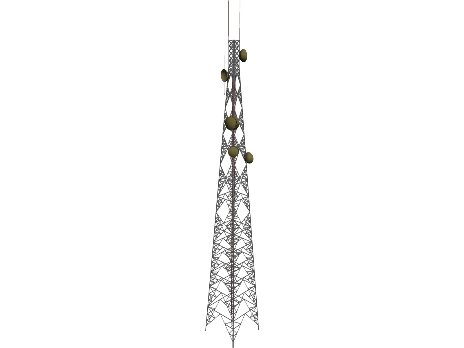 Tower 3D Model main preview