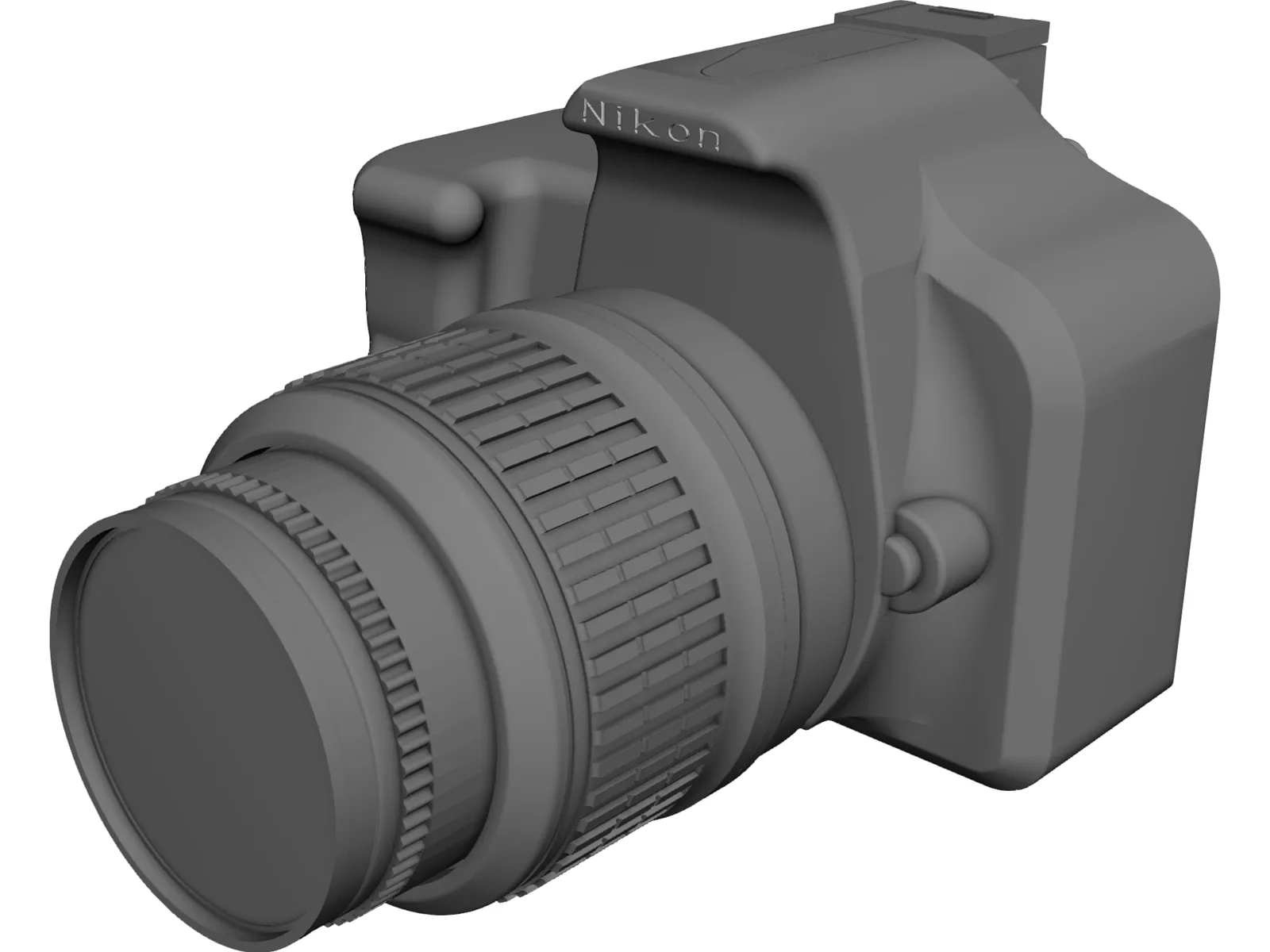 Nikon D5200 3D Model main preview