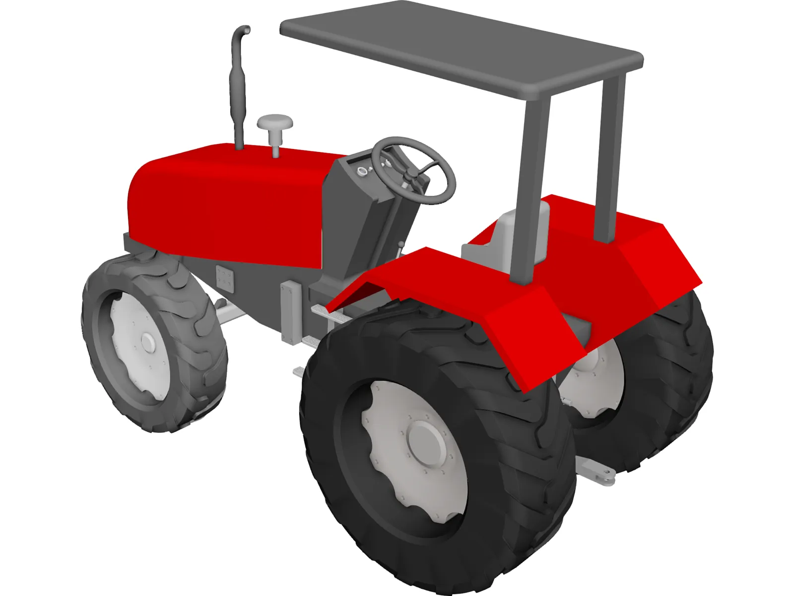 Valtra 125i 3D Model main preview