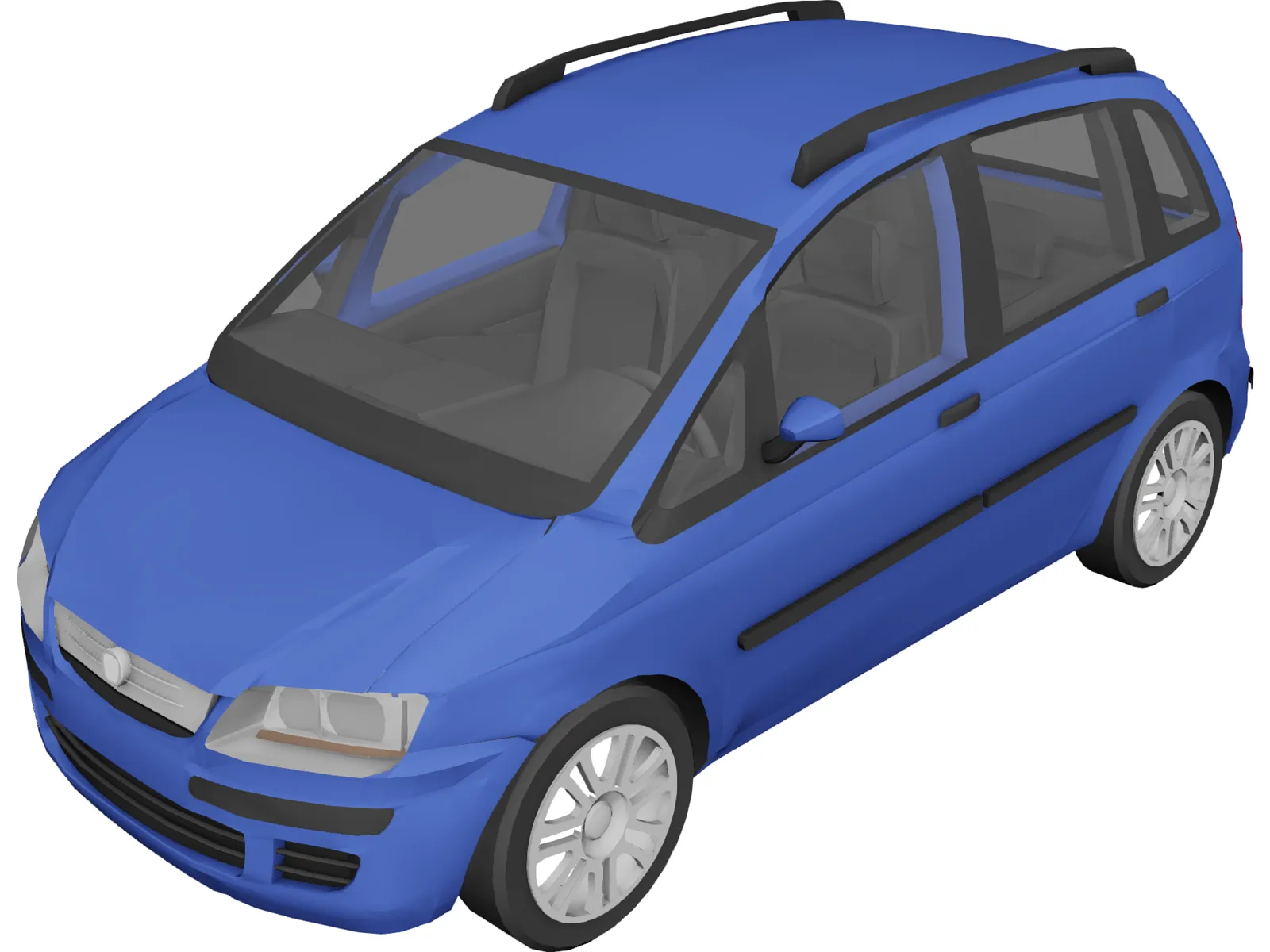 Fiat Idea (2005) 3D Model main preview