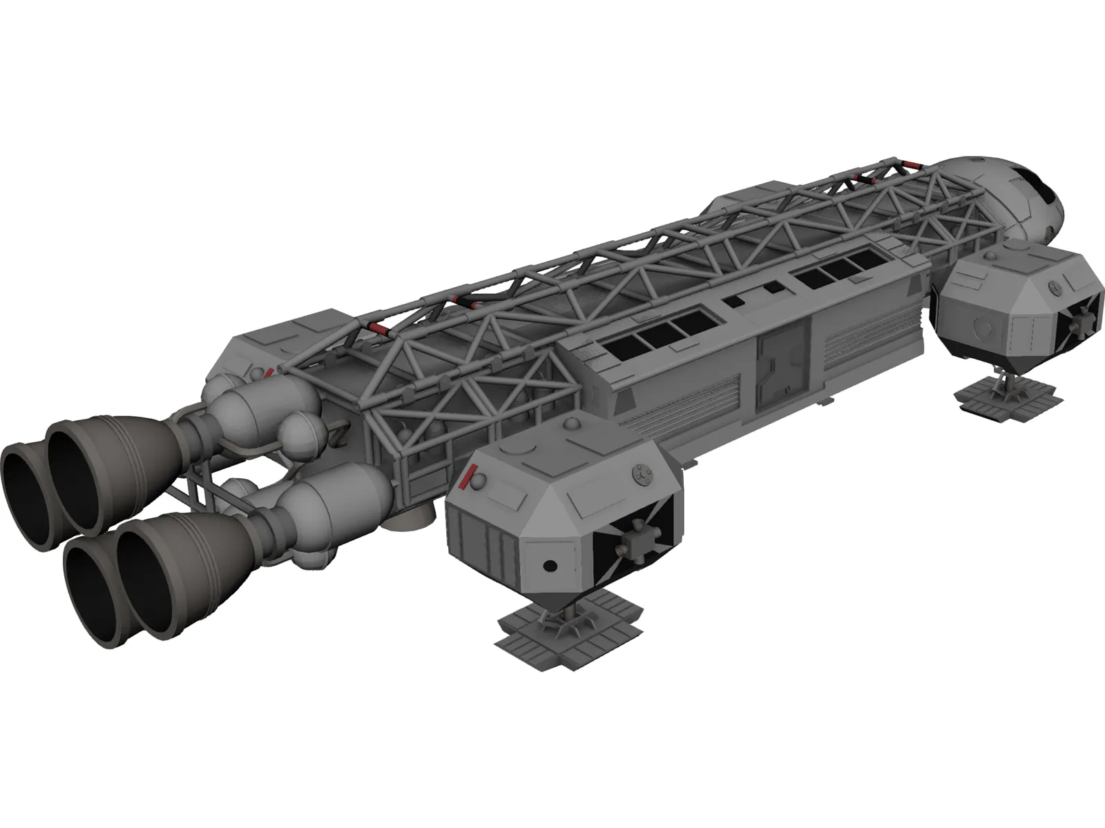 Eagle 3D Model main preview