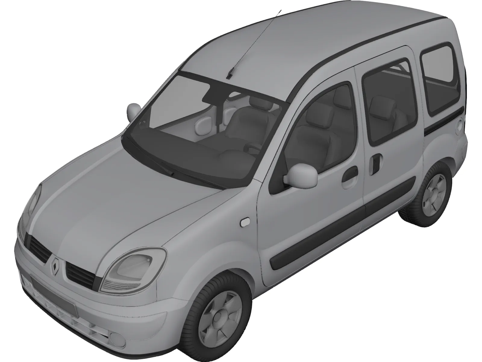 Renault Kangoo 3D Model main preview