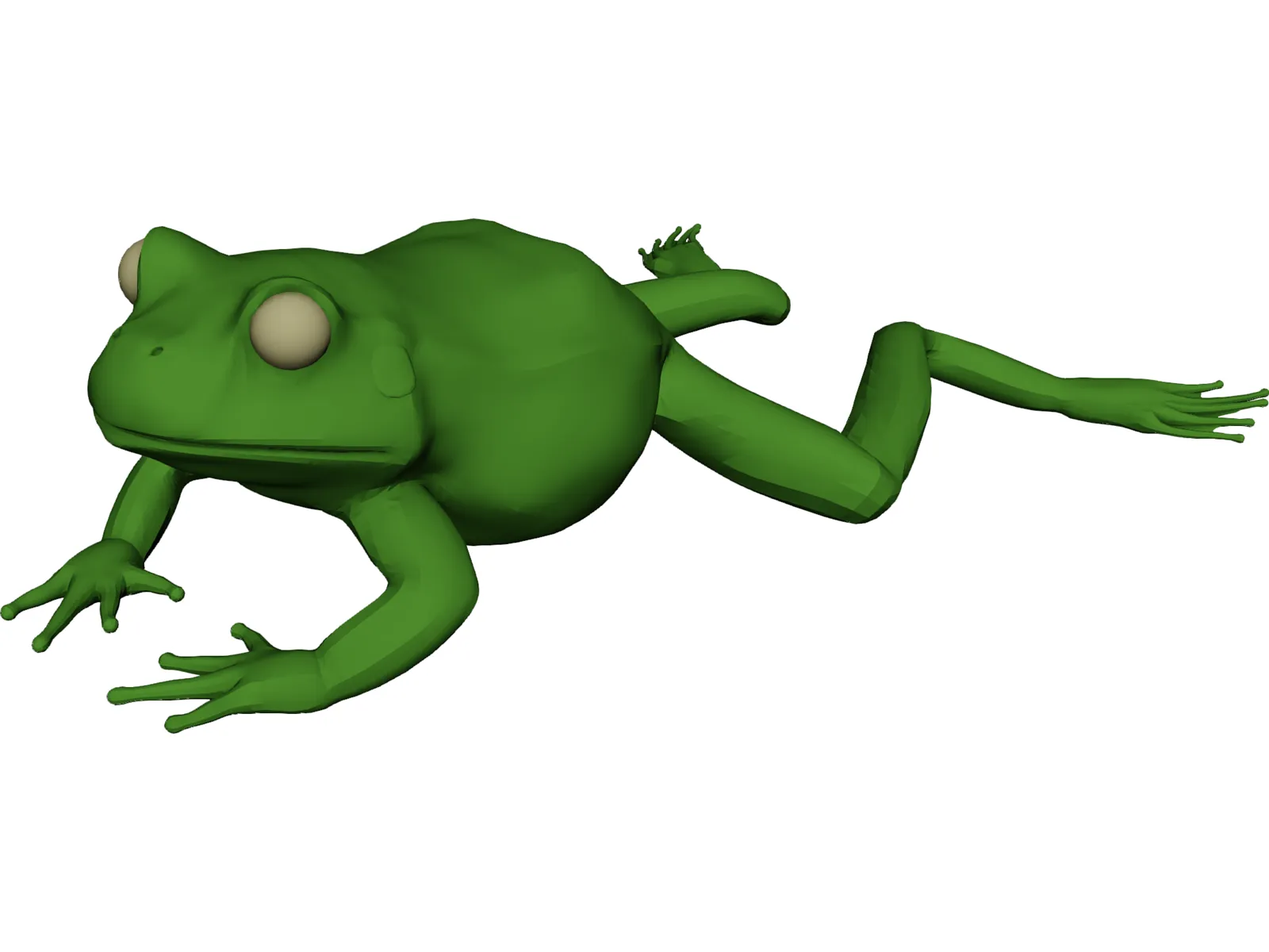 Frog 3D Model main preview