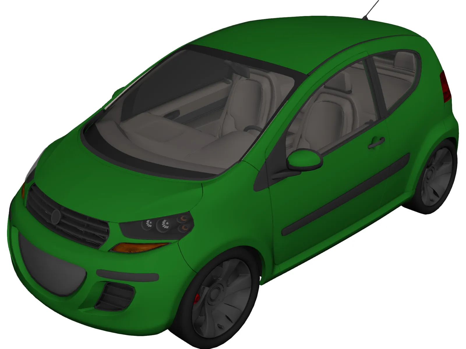 Kia Concept Car 3D Model main preview