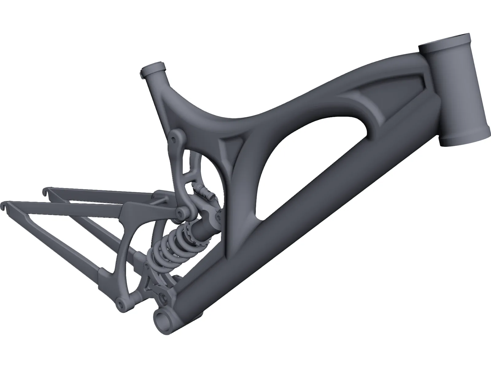 Santa Cruz V10 Frame 3D Model main preview