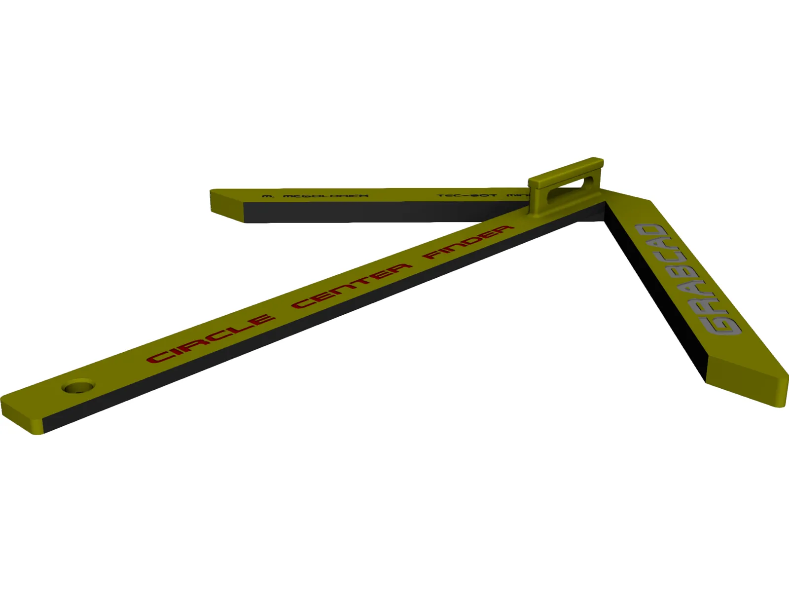 Circle Center Finder 3D Model main preview