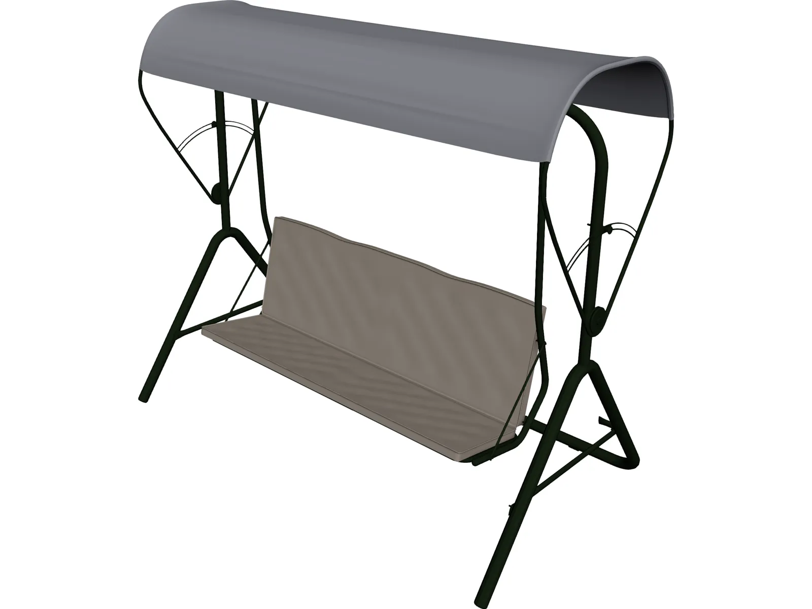 Bench 3D Model main preview
