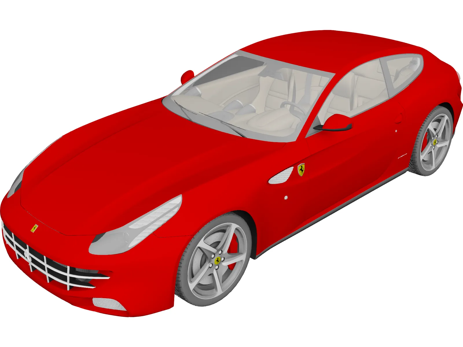 Ferrari FF 3D Model main preview