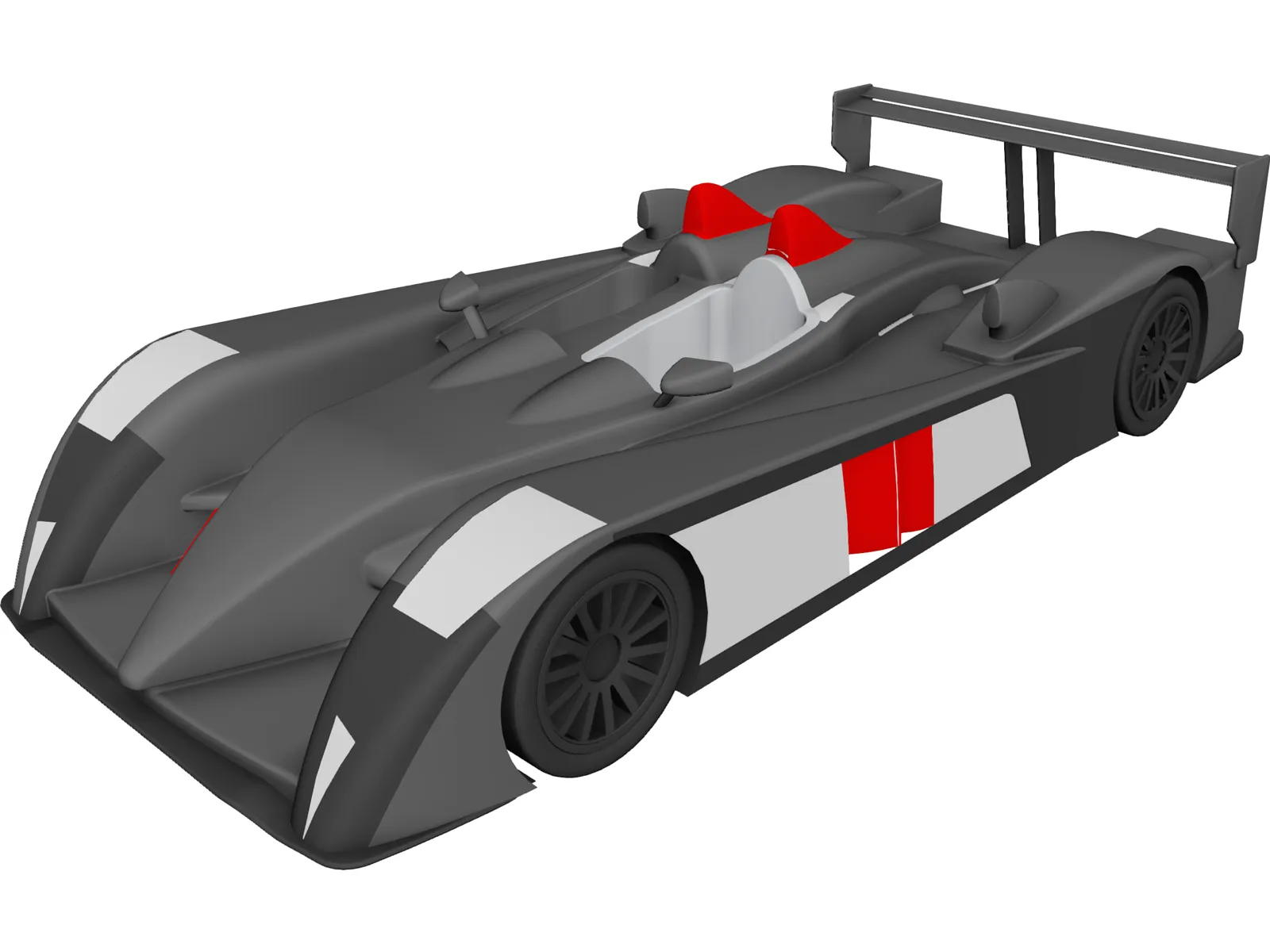 Audi R10 TDi Le Mans 3D Model main preview