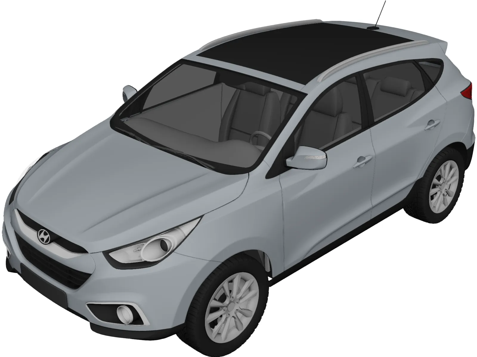 Hyundai ix35 (2011) 3D Model main preview
