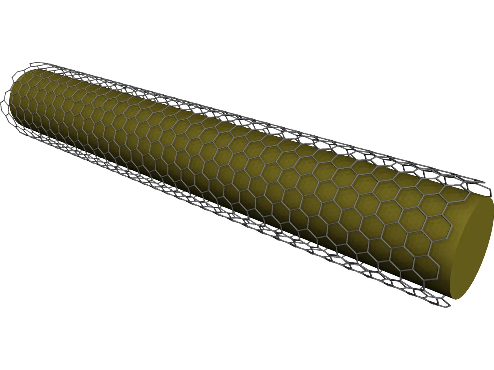 Nanotubes 3D Model main preview