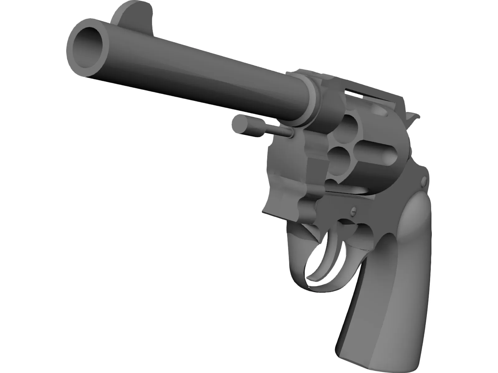 Smith&Wesson Police Model 1917 3D Model main preview